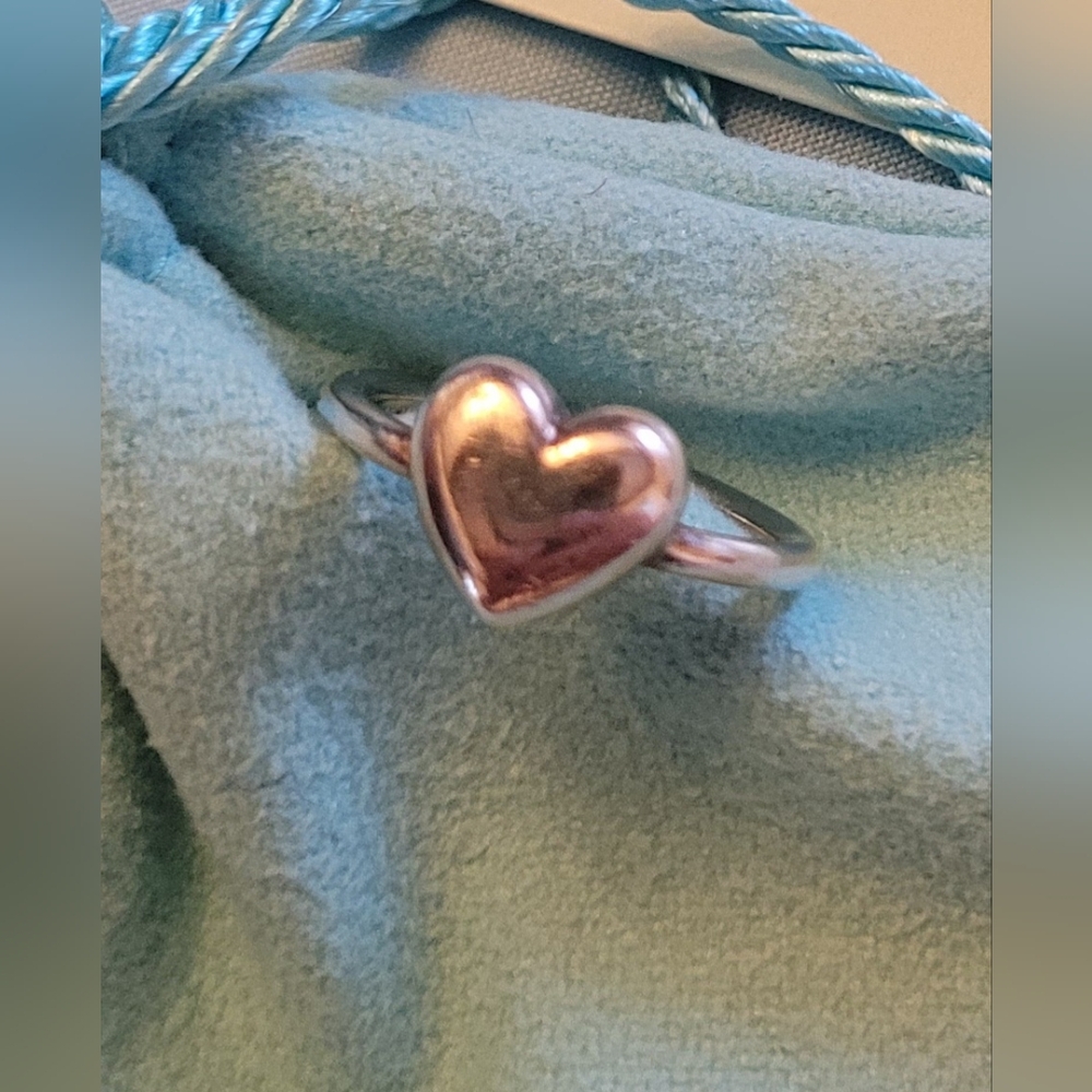 Tiffany Puff Heart Ring- VINTAGE